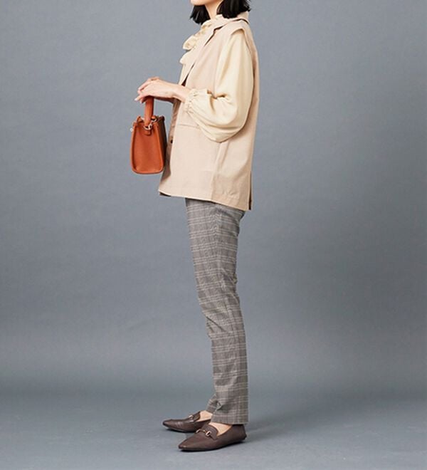 BELLUNA（ベルーナ）の「美脚ストレッチ裏起毛パンツ（フルレングスパンツ）」｜詳細画像