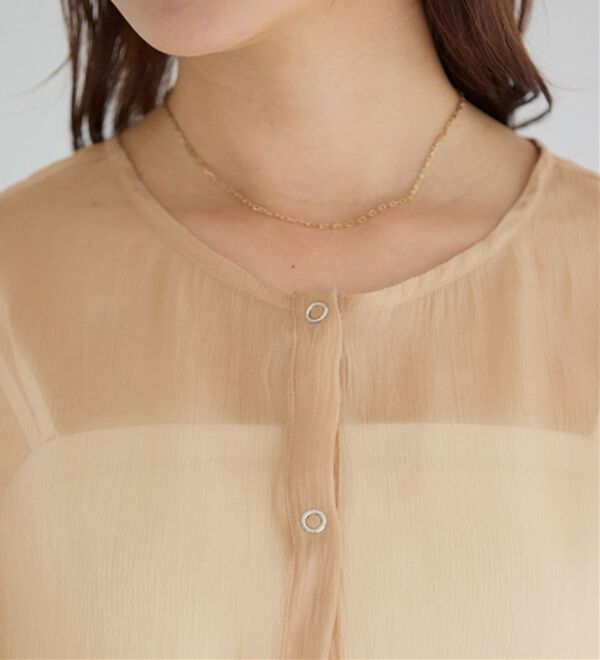 alotta（アロッタ）の「シアーブラウスカーディガン（その他カーディガン）」｜詳細画像