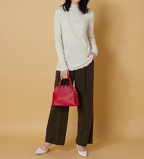 BELLUNA（ベルーナ）の「ラメ入りメローデザインプルオーバー（カットソー）」｜詳細画像