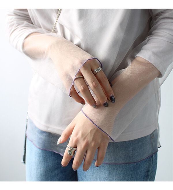 GeeRA（ジーラ）の「シアーレイヤード風カットソー（カットソー）」｜詳細画像