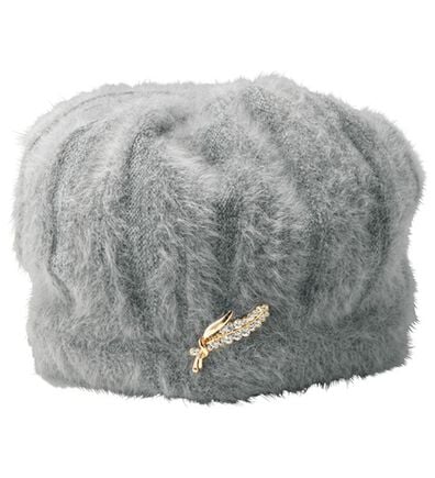 BELLUNA（ベルーナ）の「アンゴラ入りふんわり帽子（帽子）」