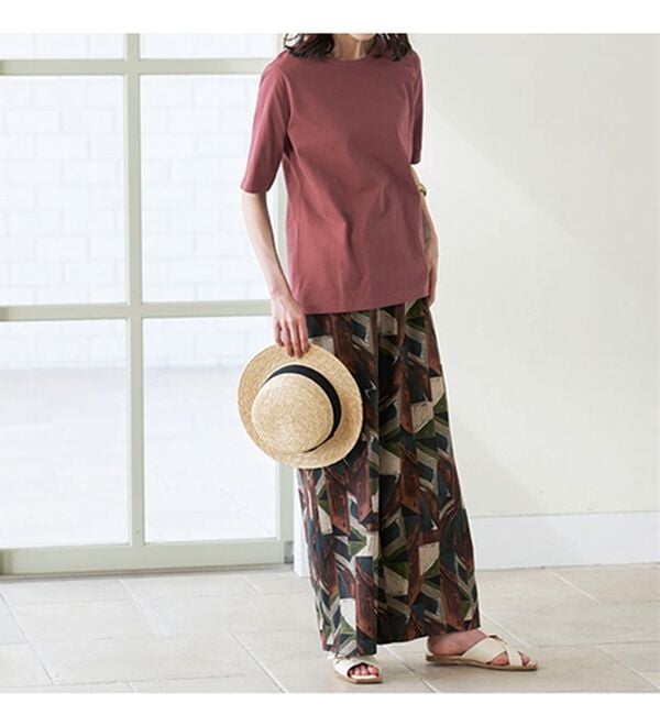 BELLUNA（ベルーナ）の「綿１００％抗菌防臭汗ジミ対策プルオーバー（カットソー）」｜詳細画像