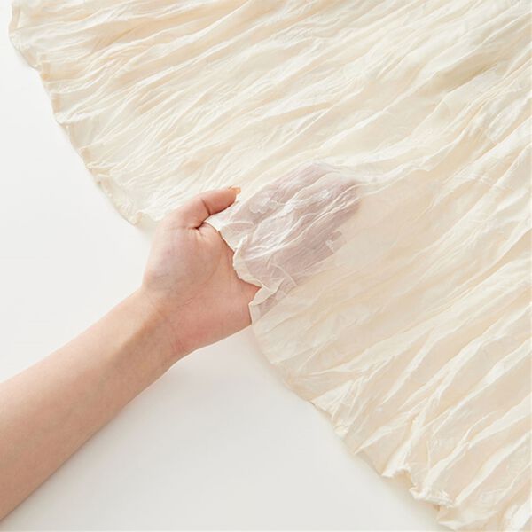 RANAN（ラナン）の「ひんやり裏地付！ジャカード素材フレアーシルエットジャンパスカート（その他ワンピース）」｜詳細画像