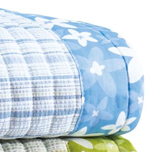 「洗える綿１００％しじらカーペット（カーペット）」｜ブルー