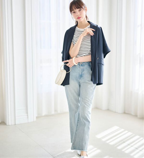 RANAN（ラナン）の「ひんやり！＜BC＞綿100％タンクトップ【選べる着丈】（カットソー）」｜詳細画像