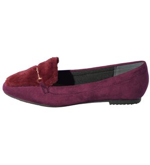 RANAN（ラナン）の「ビット使いファーパンプス（パンプス）」｜ボルドー