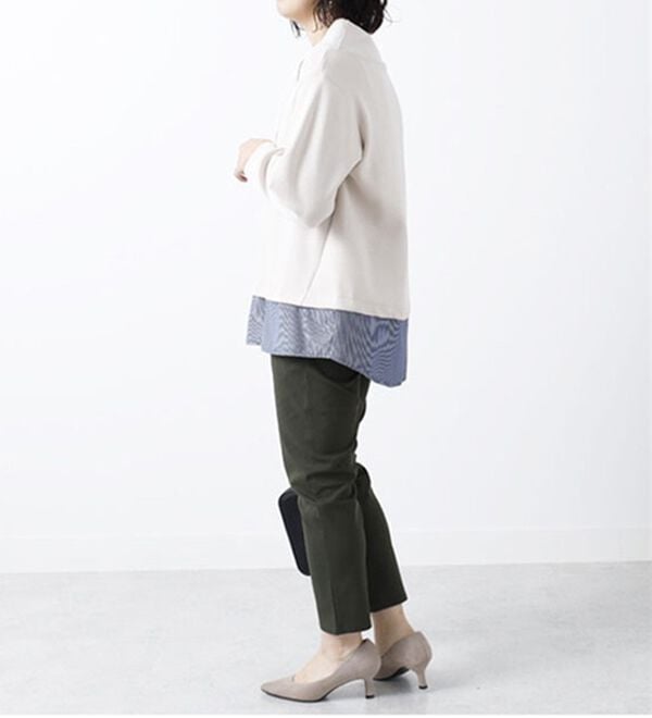 BELLUNA（ベルーナ）の「のびのびストレッチテーパードパンツ（テーパードパンツ）」｜詳細画像