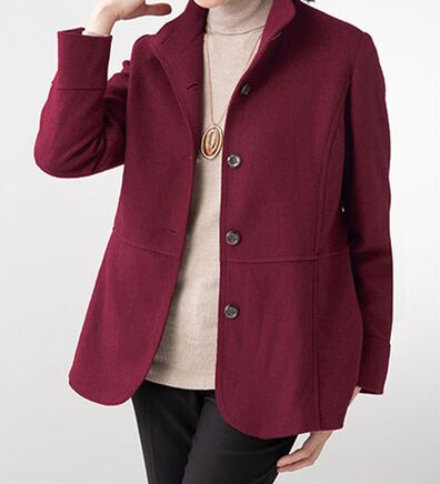 ルフラン（ルフラン）の「圧縮ニットのウール混ジャケット（その他ジャケット）」