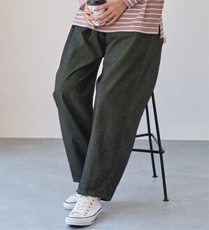 BELLUNA（ベルーナ）の「＜＆ｃｏｃｏｃｈｉ＞ゆったりパンツ（フルレングスパンツ）」｜ブラック