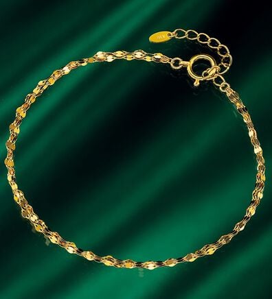 ルフラン（ルフラン）の「１８金フラワークロス３連ブレスレット（ブレスレット・バングル）」