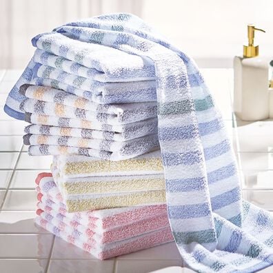 「泉州産薄手が嬉しい吸水タオルセット（タオル）」