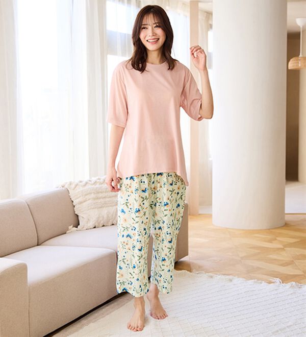 LAVIENNE（ラヴィエンヌ）の「【寝苦しさにさよなら】風がス～っと肌さら！涼しいメッシュ使いパジャマ（パジャマ・ルームウェア）」｜詳細画像