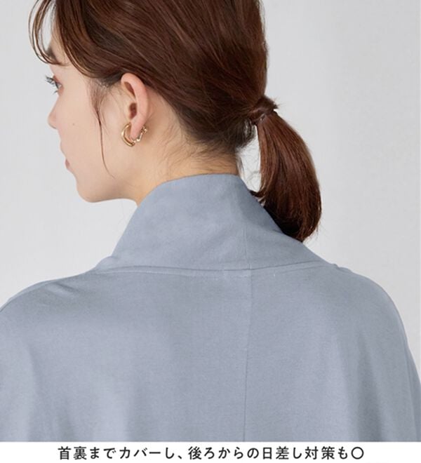 Viola e Viola（ヴィオラ エ ヴィオラ）の「【５つの機能付】ＵＶ対策に！ひんやり　ゆるドルマンカーディガン（ニットカーディガン）」｜詳細画像