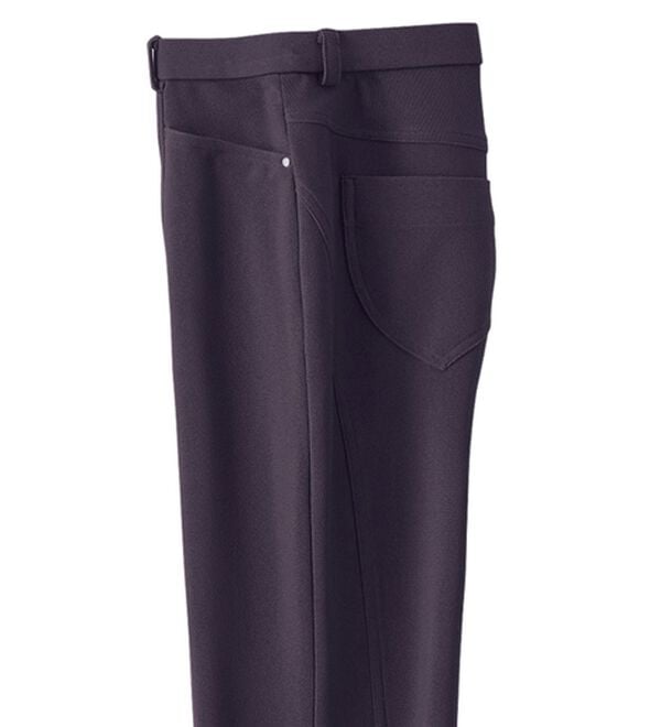 BELLUNA（ベルーナ）の「すっきり伸びる！ハイテンション美脚パンツ　ブーツカット（フルレングスパンツ）」｜ロイヤルパープル