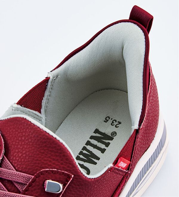 BELLUNA（ベルーナ）の「＜ＥＤＷＩＮ＞さっと履ける！牛床革エアソールスニーカー（スリッポン）」｜詳細画像