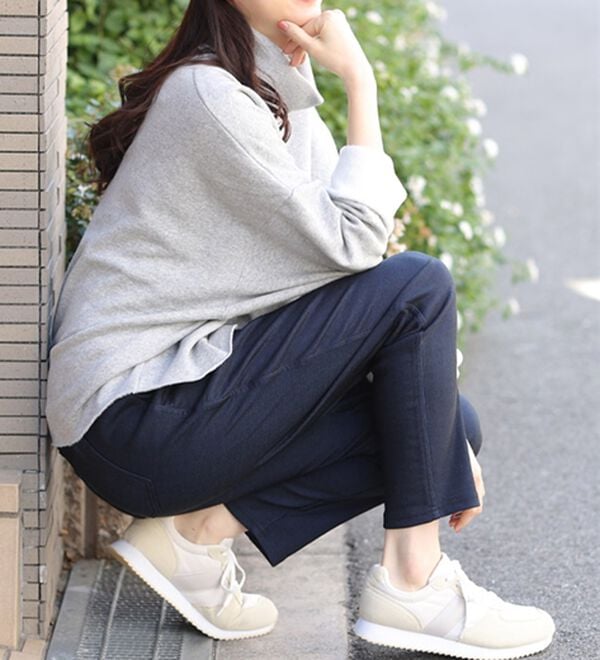 A HAPPY MARILYN（アハッピーマリリン）の「【Ｍ～８Ｌ】楽ちん暖かスキニーパンツ（スリム・スキニーパンツ）」｜詳細画像