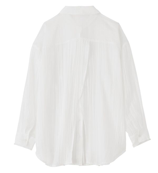 RANAN（ラナン）の「バックスリットシアーシャツ（シャツ）」｜詳細画像