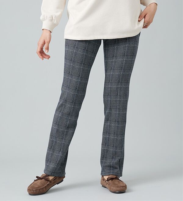 BELLUNA（ベルーナ）の「まるではく毛布！静電防止付裏ファーイージーパンツ（フルレングスパンツ）」｜詳細画像