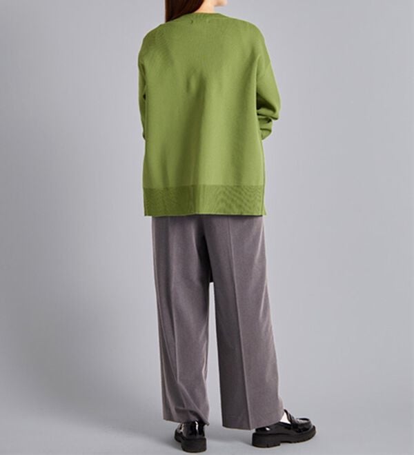 BELLUNA（ベルーナ）の「洗える！軽い！配色使いニットカーディガン（ニットカーディガン）」｜詳細画像