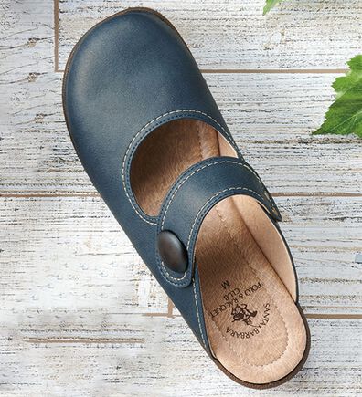 「日本製　サイドボタンサンダル（サンダル・ミュール）」