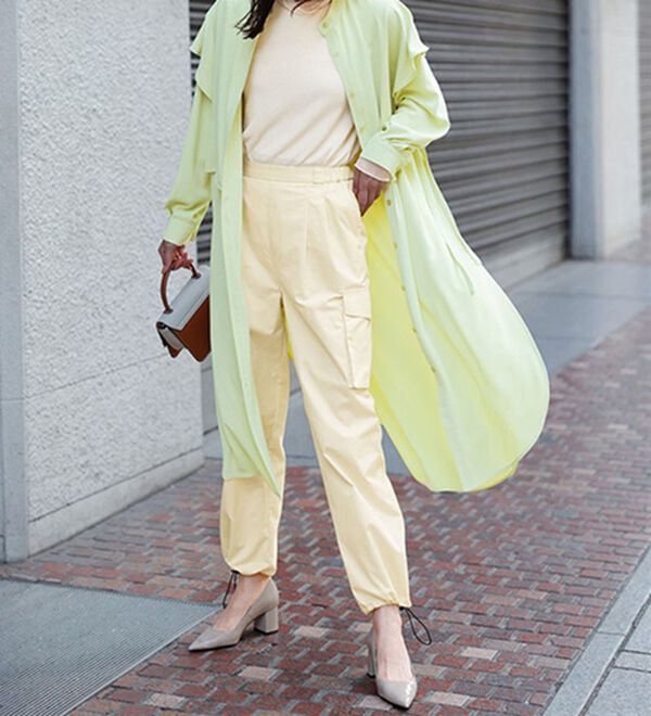 RANAN（ラナン）の「ヨーク重ね使い深スリットシャツチュニック（チュニック）」｜詳細画像