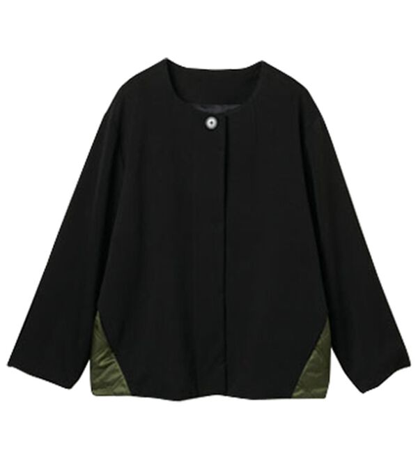 RANAN（ラナン）の「異素材使いブルゾン（ブルゾン）」｜詳細画像