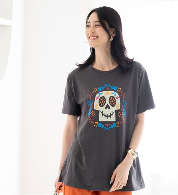 「＜Ｄｉｓｎｅｙ＞キャラクタープリントヴィンテージ風Ｔシャツ（チュニック）」｜詳細画像