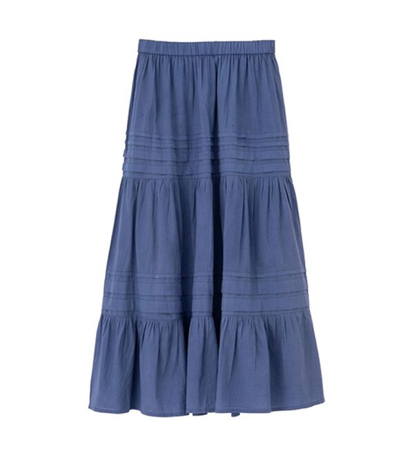 GeeRA（ジーラ）の「タックティアードマキシスカート（ロングスカート）」｜詳細画像