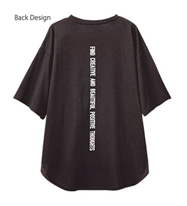 GeeRA（ジーラ）の「プリントチュニックＴシャツ（カットソー）」｜詳細画像