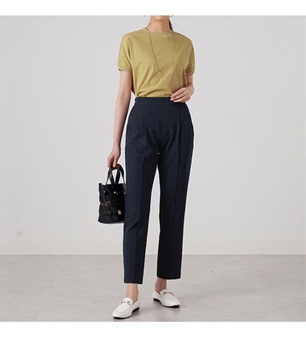 BELLUNA（ベルーナ）の「冷感キレイ見え！美脚テーパードパンツ（テーパードパンツ）」｜詳細画像