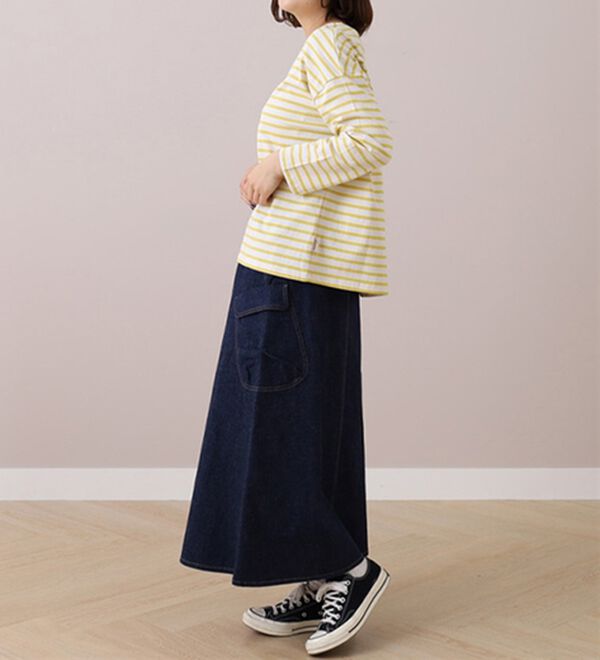 BELLUNA（ベルーナ）の「＜ｓｏｒａｆｕｋｕ＞ボーダープルオーバー（カットソー）」｜詳細画像