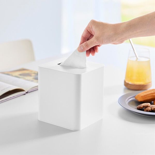 iellio（イエリオ）の「タワー　コンパクトティッシュケース　スクエア＜ｔｏｗｅｒ山崎実業＞（その他日用品・趣味雑貨）」｜詳細画像
