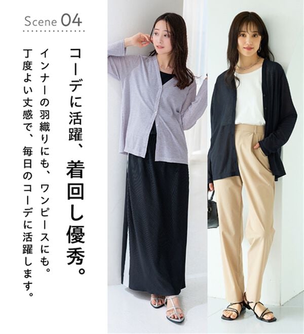 BELLUNA（ベルーナ）の「【着る日焼け止め！】ＵＶ対策シアーカーディガン（その他カーディガン）」｜詳細画像