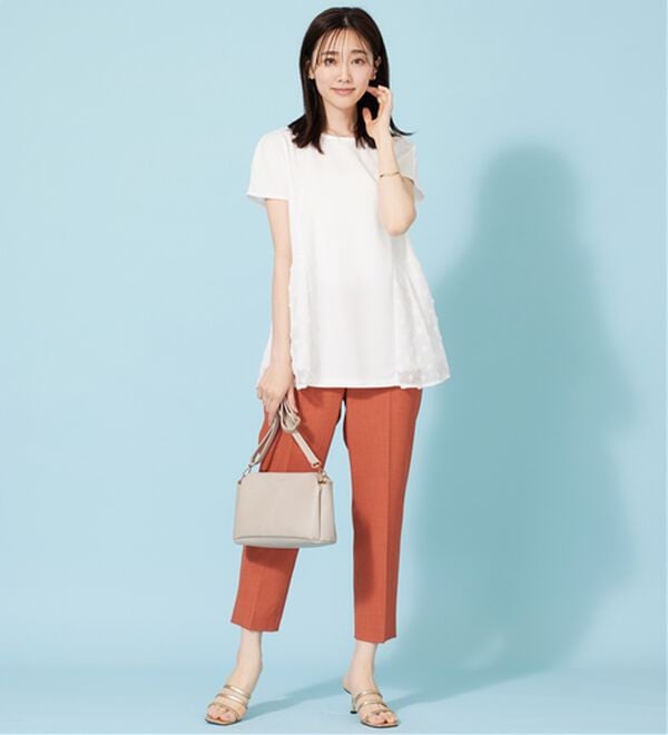 BELLUNA（ベルーナ）の「サイドシアードット切替チュニック（チュニック）」｜詳細画像