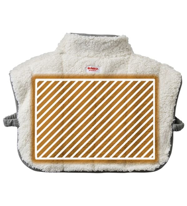 「＜ホカロン＞吸湿発熱わた使用！着るホカロン肩あて（メンズルームウェア）」｜詳細画像