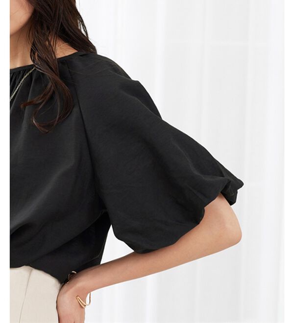 BELLUNA（ベルーナ）の「バルーン袖デザインブラウス（ブラウス）」｜詳細画像