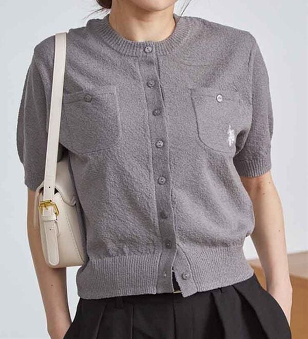 RANAN（ラナン）の「＜U.S.POLO ASSN.＞ コンパクトニットカーデ（ニットカーディガン）」｜詳細画像