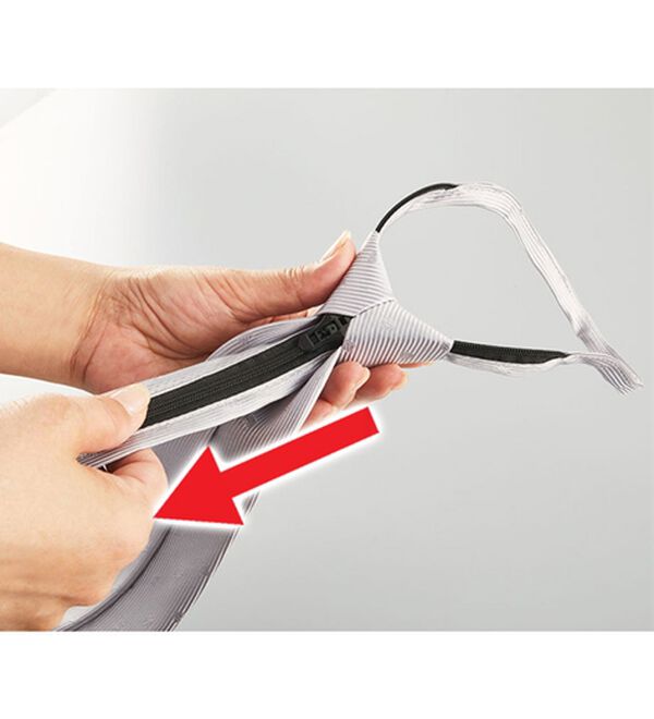 「冠婚葬祭楽らくタイ（ストライプ）（ビジネスファッション小物）」｜詳細画像