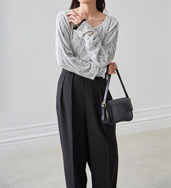 RANAN（ラナン）の「リバーシブルシアーレースＴ（カットソー）」｜詳細画像