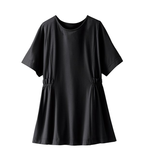 BELLUNA（ベルーナ）の「サイドギャザー使い細見えチュニック（チュニック）」｜詳細画像