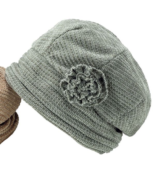 BELLUNA（ベルーナ）の「ふんわりエレガント帽子（帽子）」｜グレー