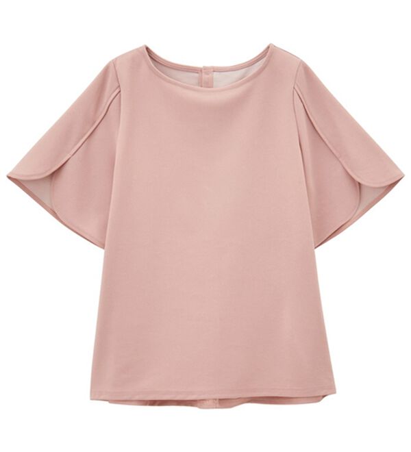 GeeRA（ジーラ）の「スリット入りフレアースリーブＴブラウス（ブラウス）」｜詳細画像