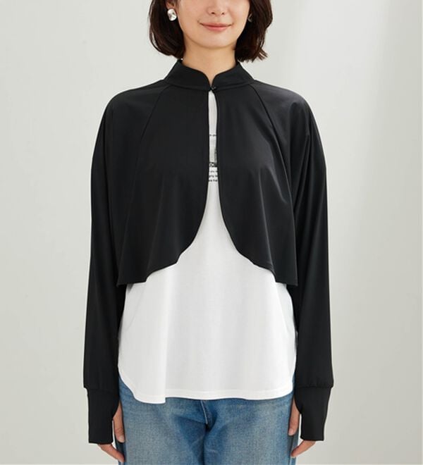 BELLUNA（ベルーナ）の「ヒンヤリ爽快！スタンド衿ボレロ（その他カーディガン）」｜詳細画像