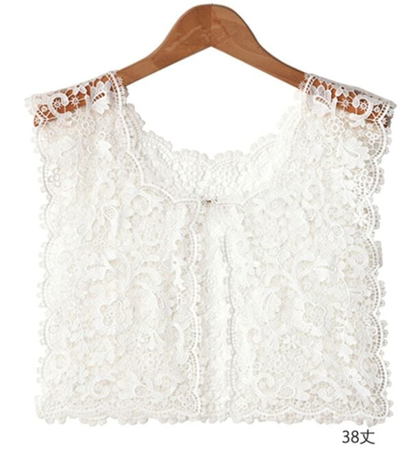 BELLUNA（ベルーナ）の「これ１つで上品魅せ！レースベスト（ベスト）」｜詳細画像