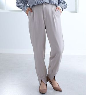 BELLUNA（ベルーナ）の「ツイル素材パンツ（フルレングスパンツ）」｜詳細画像