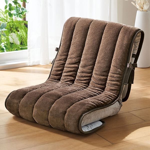 「ＮＥＷボリュームあったかチェアカバー２枚組（チェアカバー・チェアパッド）」｜詳細画像