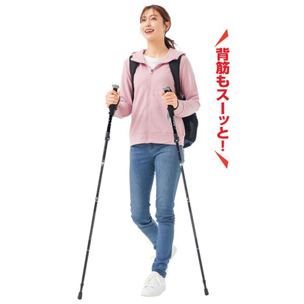 折りたたみ式ウォーキングポール 2本組 - ベルーナ【公式】
