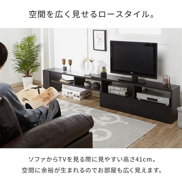 iellio（イエリオ）の「お買得！伸縮できるおしゃれなテレビ台＜テレビボード・コーナーテレビ台・伸縮テレビ台・スライドテレビ台・大量収納・コスパ＞（リビング収納）」｜詳細画像