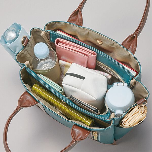 BELLUNA（ベルーナ）の「多収納１２ポケット２ＷＡＹ手提げ（その他バッグ）」｜詳細画像