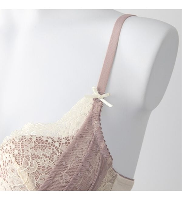 YU'NOW（ユナウ）の「まる胸メイクのちゅるんブラ＆ショーツ（ブラジャー＆ショーツセット）」｜詳細画像